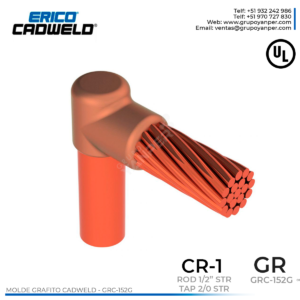 CADWELD Molde Empalme Tipo GR (1/2" – 2/0) GRC-152G