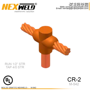 NEXWELD Molde Empalme tipo CR-2 (1/2" - 4/0) M-542