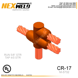 NEXWELD Molde Empalme tipo CR-17 (5/8″ - 4/0) M-5732