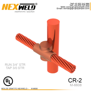 NEXWELD Molde Empalme tipo CR-3 (3/4″ - 3/0) M-6608
