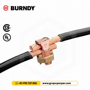 El conector Split Bolt BURDNY de cobre está diseñado para realizar empalmes eléctricos seguros en cables de cobre. Ideal para instalaciones industriales, comerciales y residenciales.