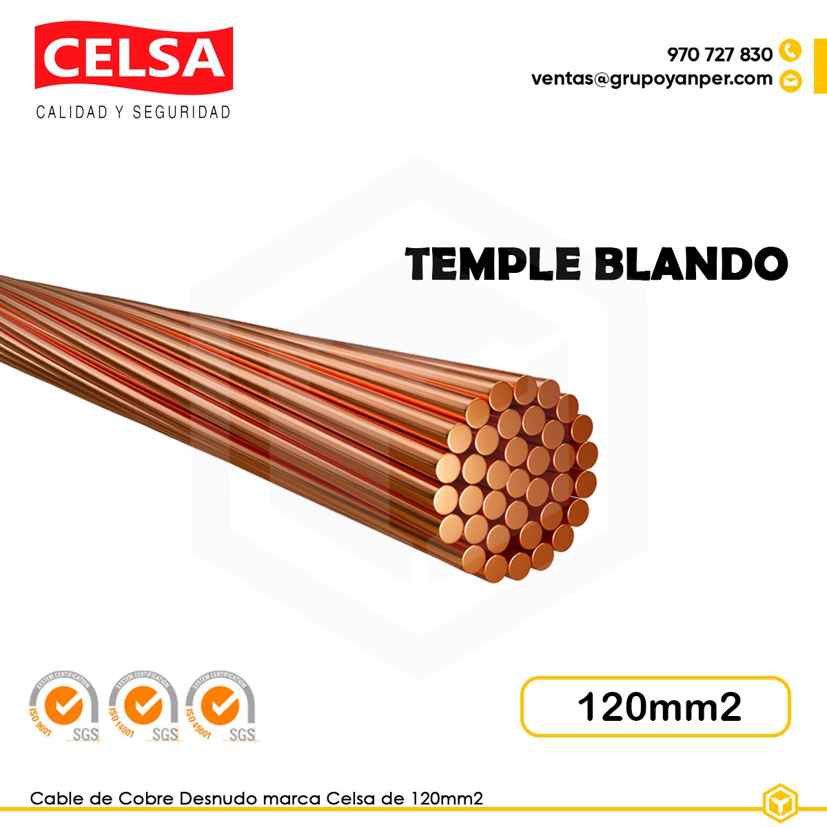 CABLE-DESNUDO-TEMPLE-BLANDO-120mm2 Alt text: Cable Desnudo de Cobre CELSA 120 mm² temple blando.