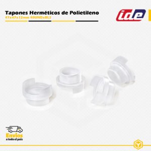 Tapones herméticos IDE de polietileno, compatibles con cajas plásticas serie PRYMA, STAR, ECOLOGY y LIGHT.