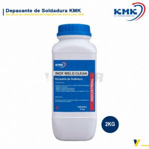 Decapante de soldadura KMK Inox Weld Clean 2 kg para limpieza y pasivado de acero inoxidable en procesos industriales.