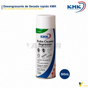 Aerosol KMK Brake Cleaner desengrasante industrial de secado rápido 500 mL para limpieza de frenos y piezas mecánicas.
