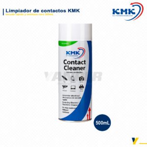 Aerosol limpiador de contactos eléctricos KMK Contact Cleaner 500 mL de secado rápido y sin residuos.
