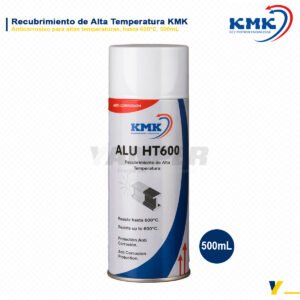 Aerosol KMK ALU HT600 recubrimiento galvanizante en frío de alta temperatura hasta 600 °C 500 mL.
