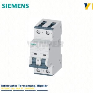 SIEMENS Interruptor Termomag. para Riel 5SY4240-7 40A 10kA 2P 230/400VAC