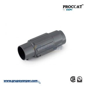 Unión conduit Procoat GC65P con recubrimiento protector.
